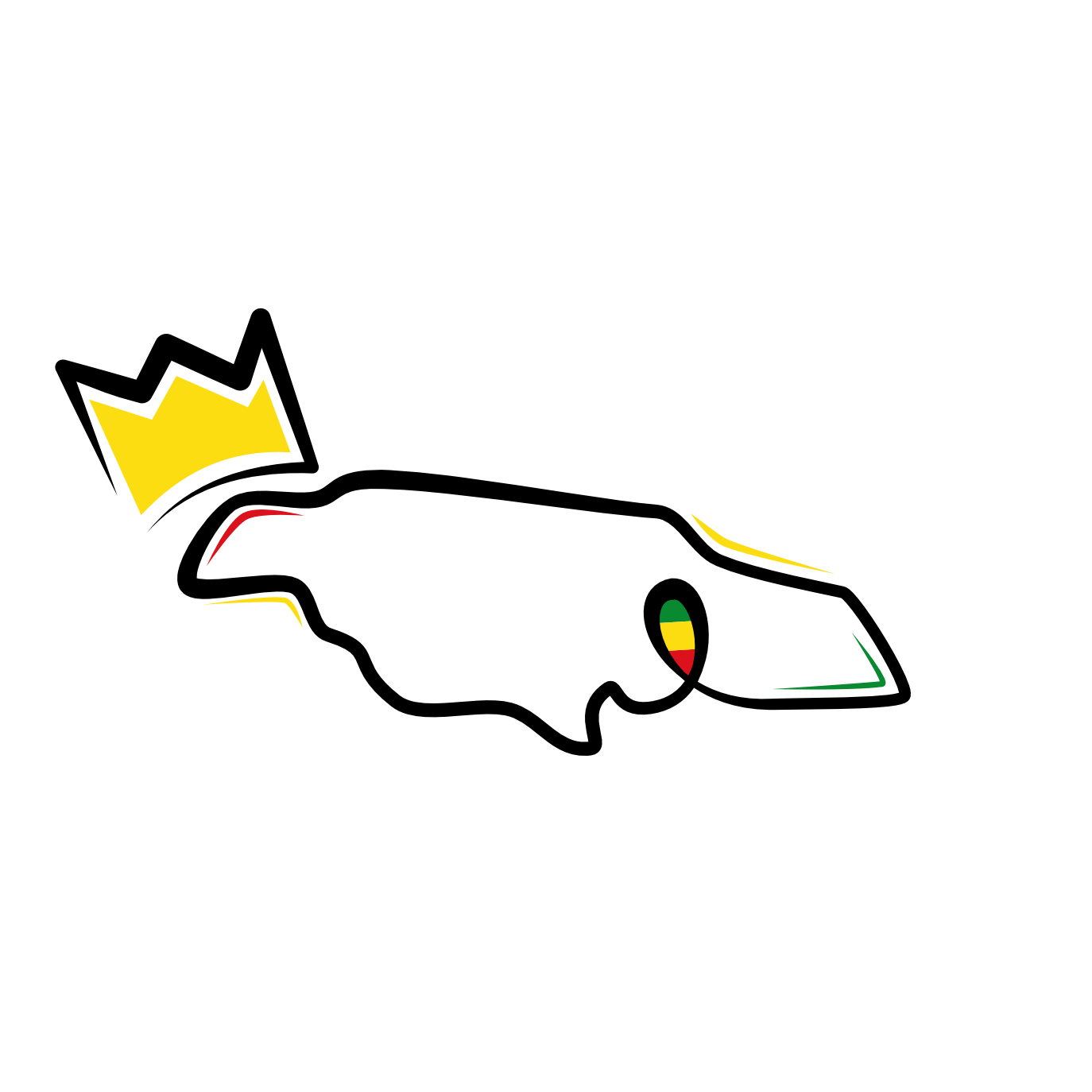 Jamaikalaista ruokaa tarjoilevan Kingston-cateringyrityksen logo ammentaa vaikutteita rastafarismista.
