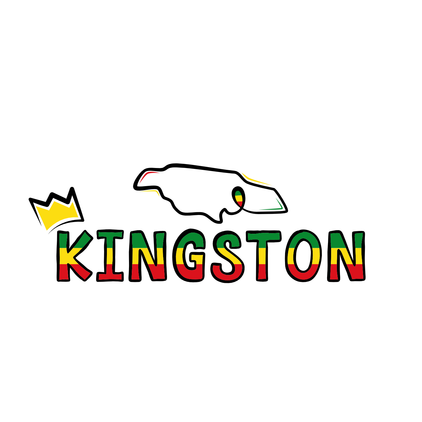 Jamaikalaista ruokaa tarjoilevan Kingston-cateringyrityksen logo ammentaa vaikutteita rastafarismista.